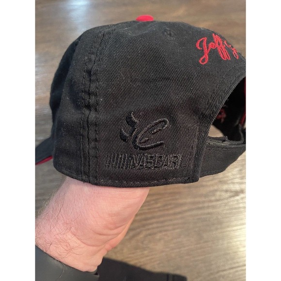 Jeff Gordon 24 Cap Nascar Racing Hat Dupont Chase Authentic’s Black And Red - Picture 5 of 8